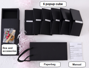 Ready Stock Explosion box and photo printing popup surprise for Birthday Valentine Anniversary Christmas DIY photo album