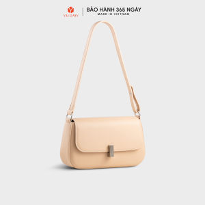 Túi Yuumy (Thời trang nữ phối khóa kim loại size 24 - Túi đeo vai da Seasand YN263)