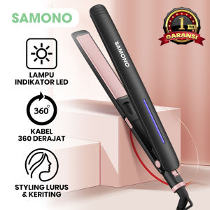SAMONO Catokan Rambut Profesional Lurus dan Keriting LED Indikator SW-HS20