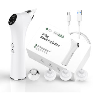 Nasal Aspirator 3 Speed Baby Electric Mucus Suction Nasal Aspirator BPA Free House Rechargeable Nose Cleaner soft Silicone sedut hingus baby 吸鼻器