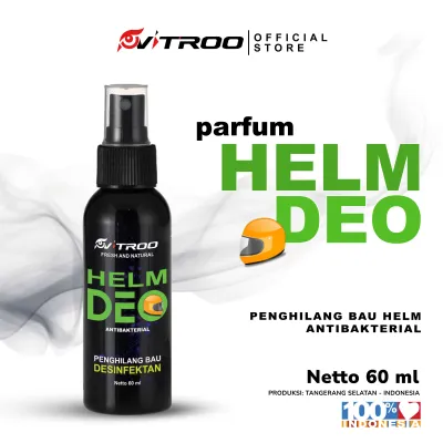 Parfum Helm Deo Pewangi DEO Spray Penghilang Bau Apek pada Helm Anti Bakteri 60 ml By Vitroo