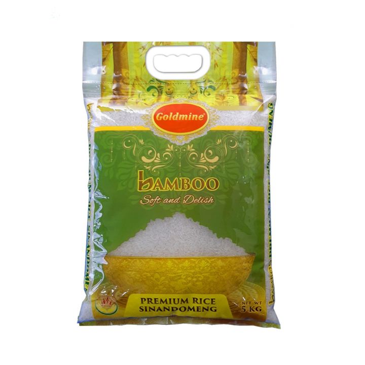 Goldmine Bamboo Premium Rice Sinandomeng 5KG + | Lazada PH