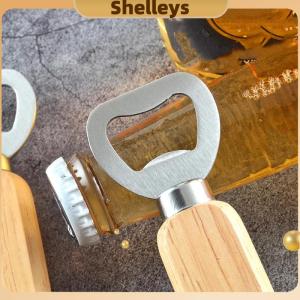 [Shelleys] Rượu Vang mở bartender mở chai bằng gỗ cầm tay rượu bia Soda thủy tinh nắp chai mở cho nhà bếp Bar