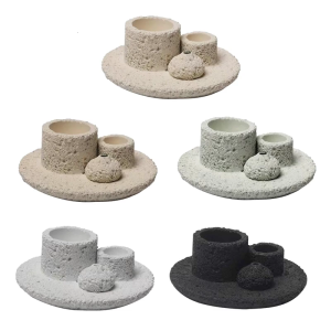 Xi măng tro catchers Burners chủ cho đốt Thiền Định thanh và cho yogas thư giãn decors phụ kiện