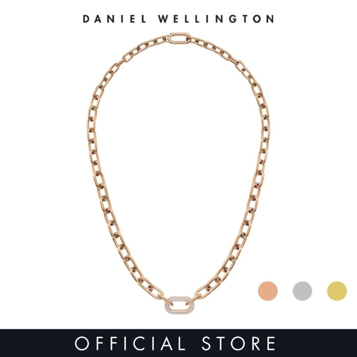 ダニエルウェリントン Crystal Link Necklace Gold Daniel Wellington