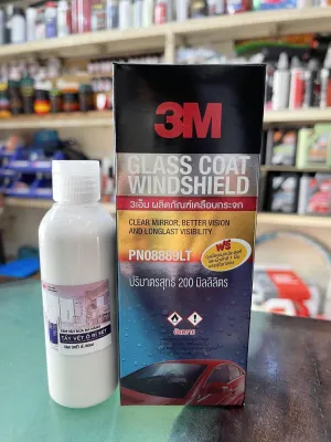 COMBO TẨY Ố KÍNH VÀ DUNG DỊCH PHỦ CHỐNG BÁM NƯỚC CHO BỀ MẶT KÍNH Ô TÔ ĐẾN TỪ MỸ 3M ( tặng 1 miếng bùi nhùi) ducthanhauto
