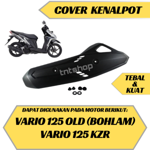 Cover tutup kenalpot VARIO 125 OLD Bohlam VARIO 125 KZR tameng knalpot VARIO 125 lama