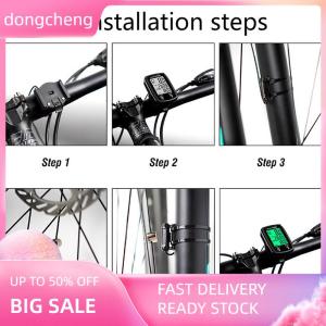 dongcheng Bicycle Computer Wired Speedometer Waterproof Bike LCD Computer Blue Tooth Cycling Speed Odometer Stand Outdoor Accessories