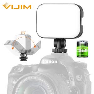 ULANZI VIJIM VL100C Adjustable LED Video Light Vlog Media Mod for GoPro HERO 12 11 10 9 8 7 5 / Insta360 ONE RS / DJI OSMO POCKET 2 ACTION Camera / DSLR SLR Mobile Phone VL-100C