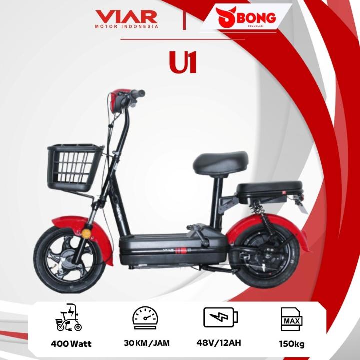 SEPEDA LISTRIK VIAR U1 NEW KECEPATAN UP TO 45KM/JAM NEW ORIGINAL BERGARANSI  Lazada Indonesia