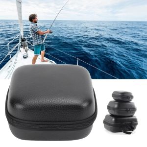 LUCHY WATCHES Waterproof Spinning Reel Case Shockproof EVA Fishing Reel Bag Portable Fishing Reel Cover Fishing Tackle Storage Accessories