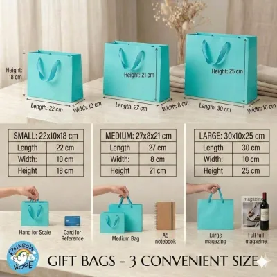 LOCAL SELLER 🇸🇬【Ready Stock】Premium Quality Paper Bag Gift Bag Birthday Party Goodie Bag Paper Bags for Gift 好质量礼物结婚喜庆礼品