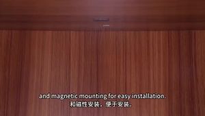 RGB Gradient Motion Sensor Night Light Rechargeable Wall Lamp Magnetic Ambient Light for Bedroom