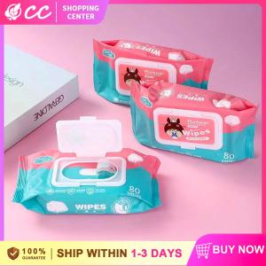 Baby Wet Wipes for Newborns 80 Pieces Childrens Wet/paper/wipes for Home Use (non Alcoholic Wet Wipes)