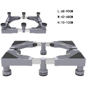 Chân kê máy giặt tủ lạnh hàng NHẬP KHẨU FULLBOX 6 TRỤ ĐỨNG
