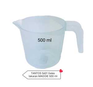 TANTOS 5601 Gelas takaran MAGGIE 500 ml gelas ukur plastik