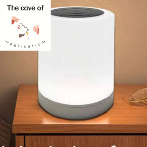USB Rechargeable Touch Night Light Gradient Seven Colors Ambient Light Lamp for Bedroom/Bathrooms/Camping
