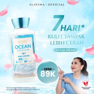 SLAVINA Ocean Dream Moisturize Lotion 350ml Glutathione Niacinamide Serum Burst