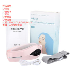 Pastsky EMS nâng cơ mặt massager Cây mát xa mặt máy V hình dạng Massager rung cằm đôi Eliminator Máy V hình dạng nâng vành đai đèn xanh đỏ Led mặt slimmings