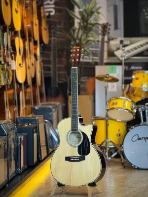 กีต้าร์โปร่ง/โปร่งไฟฟ้า Martin lee GA-40 & S408C & KAMA K-GA40C ขนาด 40 นิ้ว คอเล็กเล่นง่าย เสียงดี