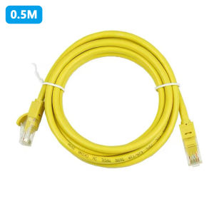 0.5m To 10m Yellow Cat5e Ethernet Cable High Speed Rj45 Lan Cable Indoor