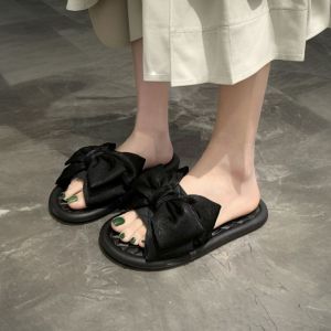 Free Shipping Now These Stylish And Comfortable Indoor Slippers With A Bow Design Are Perfect For Students Featuring A Non-Slip Sole And A Soft Bottom Making Them Ideal For Home Use And The Bathroom