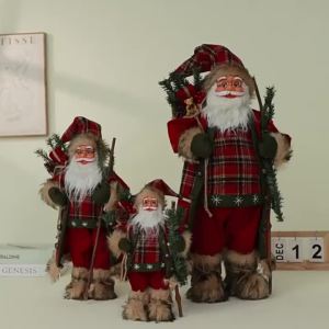 [Legend6] ตุ๊กตาซานตาคลอสขนาดใหญ่ 60 ซม. ของตกแต่งคริสต์มาส ของตกแต่งบ้านปีใหม่ ของตกแต่งต้นคริสต์มาส ของขวัญสำหรับเด็ก Navidadl