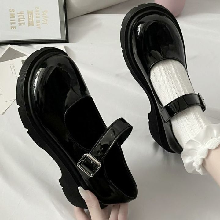 Cute black shoes for school online