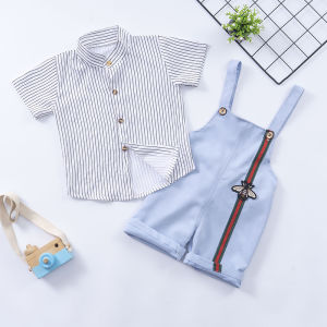 Baju Kodok Anak Import / Jumpsuit Anak Motif Lebah / Set Kemeja & Overall Anak Motif Kotak / Jumper Keren Anak