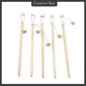 [Creative] 5pcs Wooden Magnetism Fishing Rod Toys for Children Early Educational Parent-child Interactive Fishing Rod