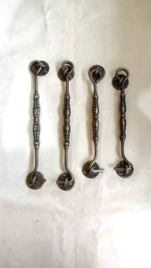 Hak Angin Kuningan Pengait Jendela Kaitan Jendela Motif Tangan Wayang Antik Ukuran 20 cm dan 27 cm