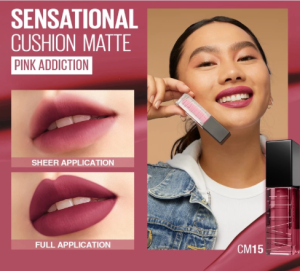 MAYBELLINE Sensational Cushion Matte Liquid Lipstick-Color Lip Cream