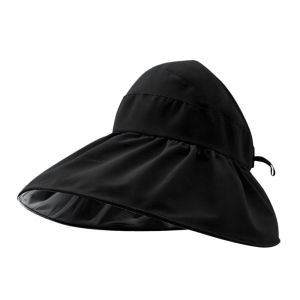 ADREE Outdoor Summer Foldable Panama Hat Wide Brim Sunshade Hat Bucket Hat Beach Cap Sun Cap