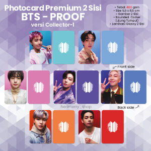 (ISI 7 PCS) Photocard BTS PROOF - Photo card Premium 2 Sisi Kartu Kpop Merch Unofficial