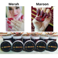 Henna Celup Halal Tahan Lama Al Madina Warna Merah Dan Maroon Hena Inai Pengantin. 