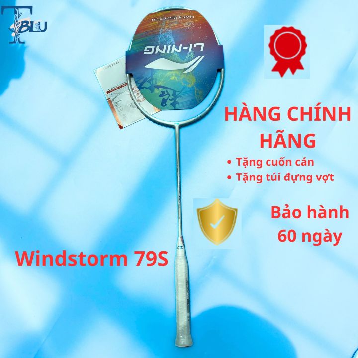 Vợt cầu lông Li-Ning WindStorm 79S 5U Màu Trắng Chính Hãng | Lazada.vn