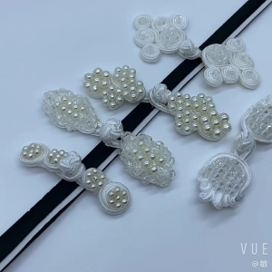 Chinese Knot Button Cheongsam Buttons Knot Fastener Tang Suit Invitation Gift Box DIY Handmade Crafts Clothing Accessory