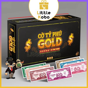 [Foxi] Cờ Tỷ Phú 42cm GOLD Có Nam Châm Size Khổng Lồ 2504 Cờ Tỉ Phú Đồ Chơi Trí Tuệ Trẻ Em Giáo Dục