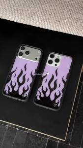 Wildflower ins Fashion Flames Phone Case for iPhone 17ProMax 11 12 13 14 15 16 17 Pro Max Plus Air Blaze WF shockproof Cover
