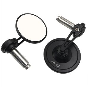 CNC Motorcycle Rearview Mirrors Bar End Side Mirror Glass for Ducati Scrambler Monster Streetfighter Kawasaki Versys Accessories