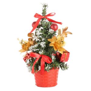 NOWNICE 20cm Cây thông Noel 4 màu Mini Cây thông Noel nhân tạo. Chất lượng cao. Đồ thủ công tự làm cho trẻ em.