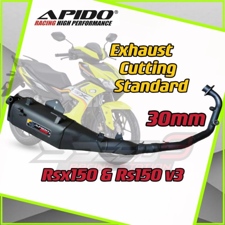 APIDO Exhaust RSX150 RSv3 cutting standard 30mm HONDA RSX
