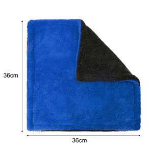Microfiber Car Wash Towel Ultra Soft Dual Sided Super Absorbent Drying Cloth for Scratch-Free Detailing and Glass Cleaning Tool