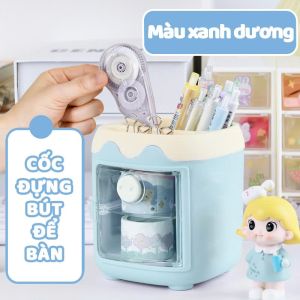 Hộp Đựng Bút Để Bàn Cute Hộp Đựng Bút Hình Heo Cute Màu Sắc Nhỏ Gọn Dễ Thương
