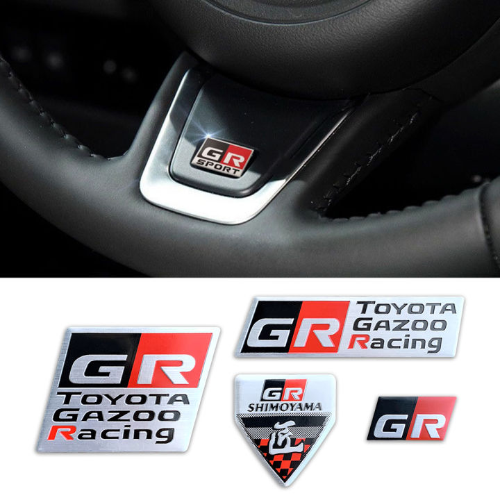 LCX GR Sport Gazoo Racing Car Steering Wheel Center Logo Emblem LCX GR Sport Gazoo Racing Car Steering Wheel Center Logo Emblem
