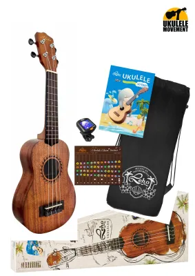 Aleho Wave Soprano Ukulele Starter Kit