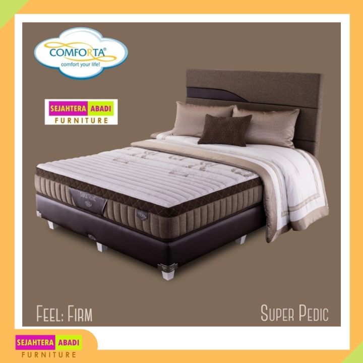 Comforta Springbed Super Pedic kasur Orthopedic Matras / Set