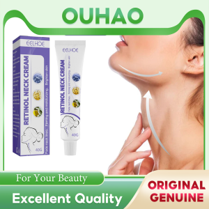 Eelhoe Retinol Neck Cream Firming Anti Wrinkles Cream Moisturizing Whitening Serum Remove Fine Lines Beauty Neck Skin Care Products Anti Aging Whiten Cream Firming Skin Moisturizing Neck Beauty Wrinkle Remover Cream(40g)