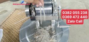 Máy thái bì sợi 1mm dài đẹp không vụn