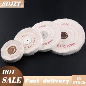 SDJZT 3 4 5 6 7 8  bánh xe Buffing đánh bóng bánh xe bông Lint vải Buffing bánh xe vàng bạc trang sức gương đánh bóng bánh xe Flannelette